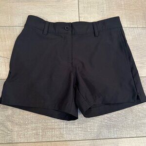 SLAZENGER YOUTH GIRLS
BLACK DRI FIT GOLF ACTIVE SHORTS SMALL